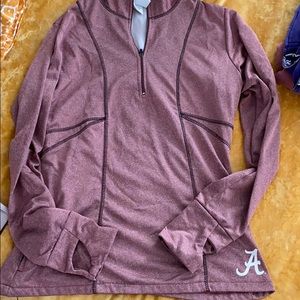 Fitted Alabama quarter zip.